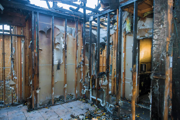 Professional Soot Cleanup technician working in Parsippany, NJ